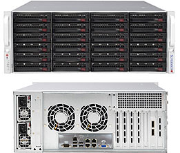 Сервер ASCOD 4U SP2-24-2 RAID 3008; 10G